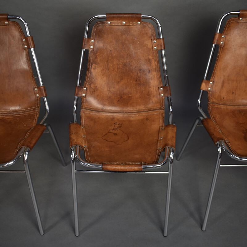 Set of 4 chairs Les Arcs for Charlotte Perriand
