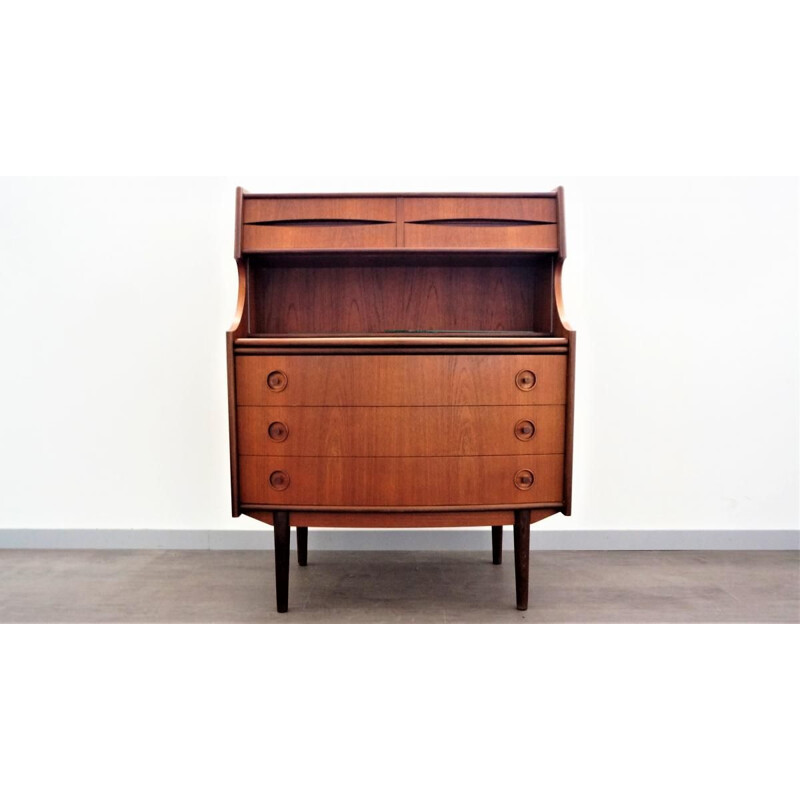 Vintage teak Scandinavian secretary