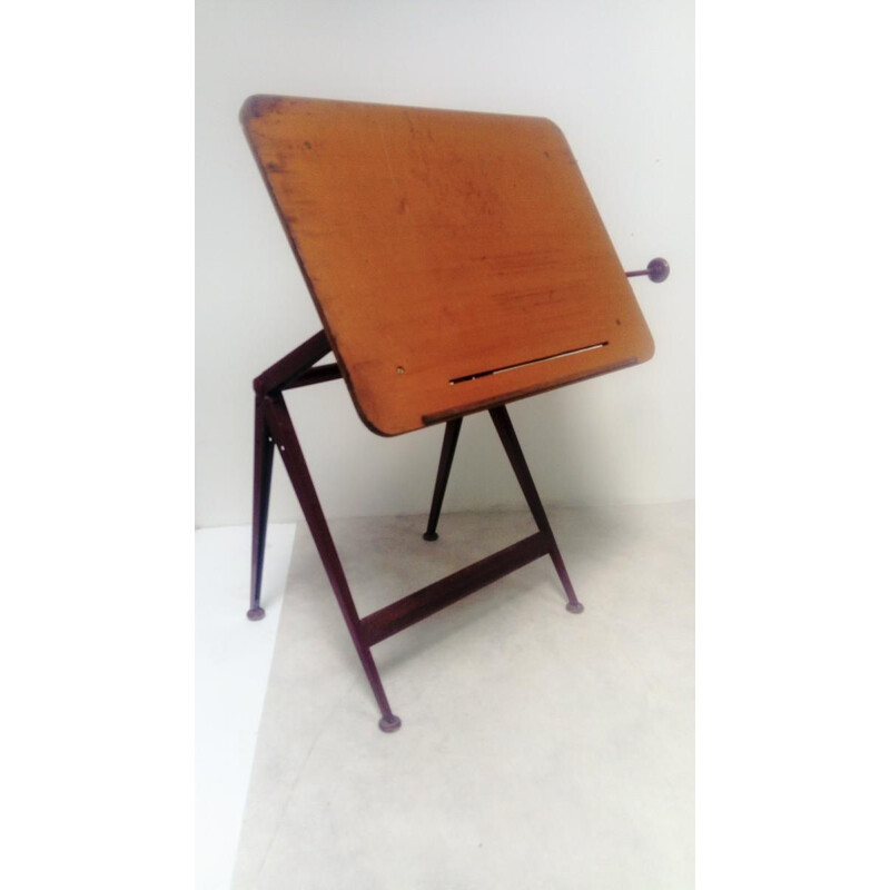 Vintage drafting table by Friso Kramer