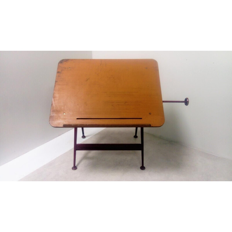 Vintage drafting table by Friso Kramer