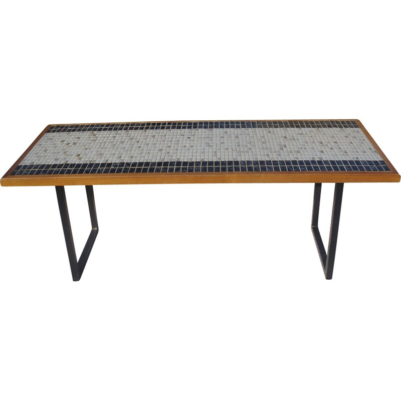 Rectangular coffee table in ceramic