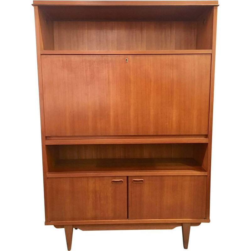 Vintage Danish Secretary in teak 1960