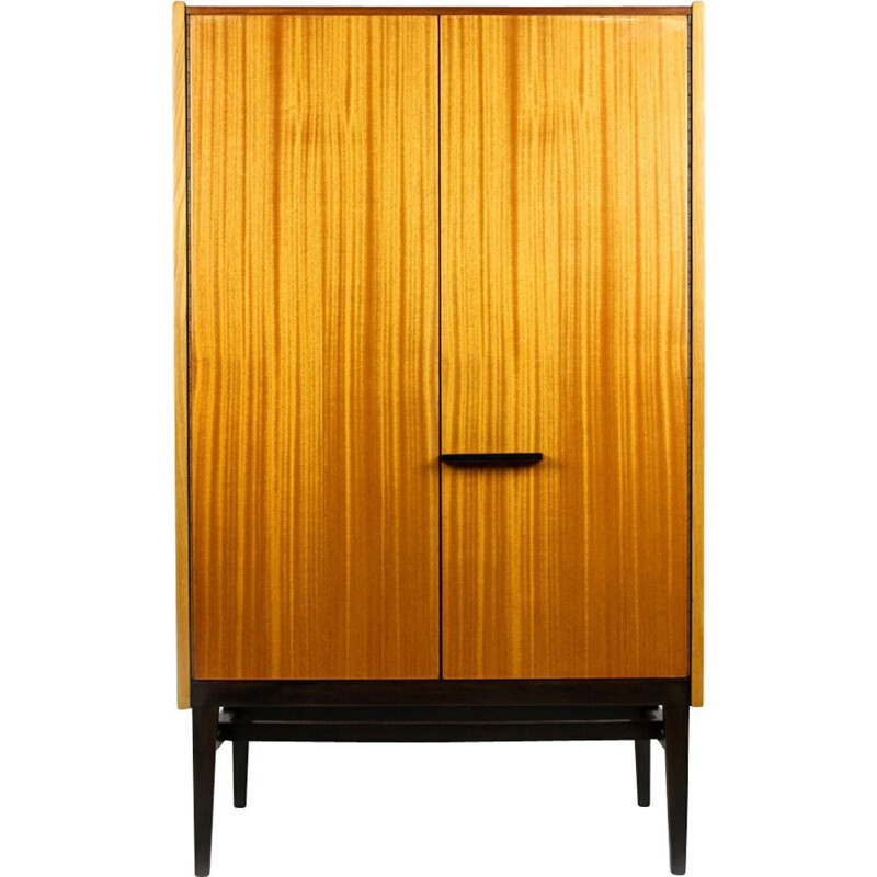 Vintage wardrobe for UP Bucovice in wood 1960