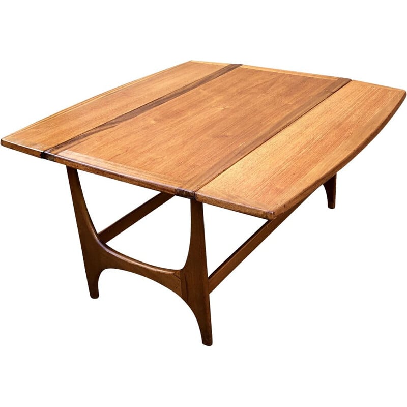 Vintage scandinavian coffee table for Stonehill in teak 1960