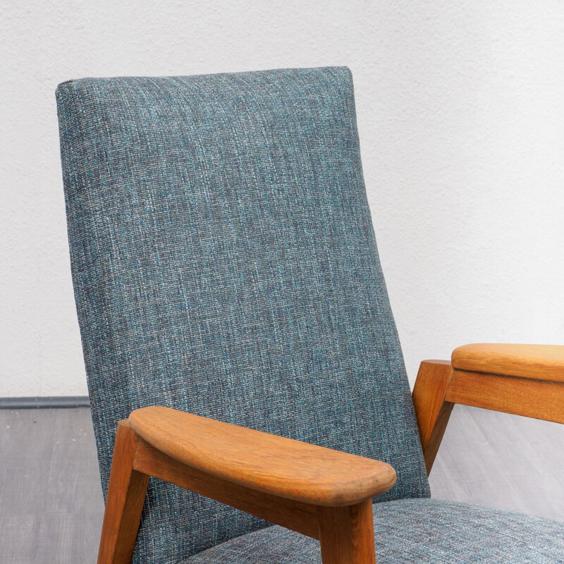 Fauteuil vintage en chêne français