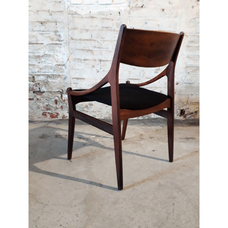 Set of 6 vintage rosewood chairs