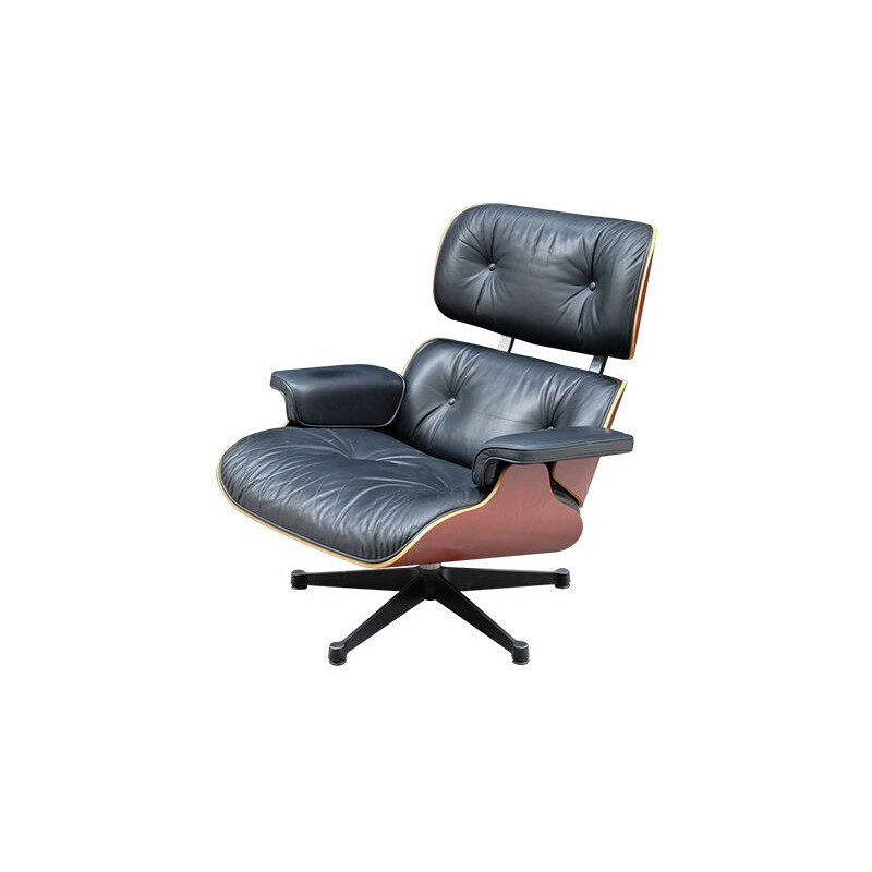 Fauteuil Lounge chair et son ottoman par Charles & Ray Eames pour Vitra
