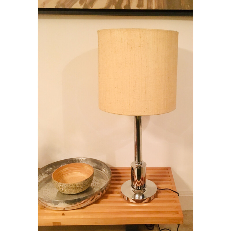 Vintage metal table lamp