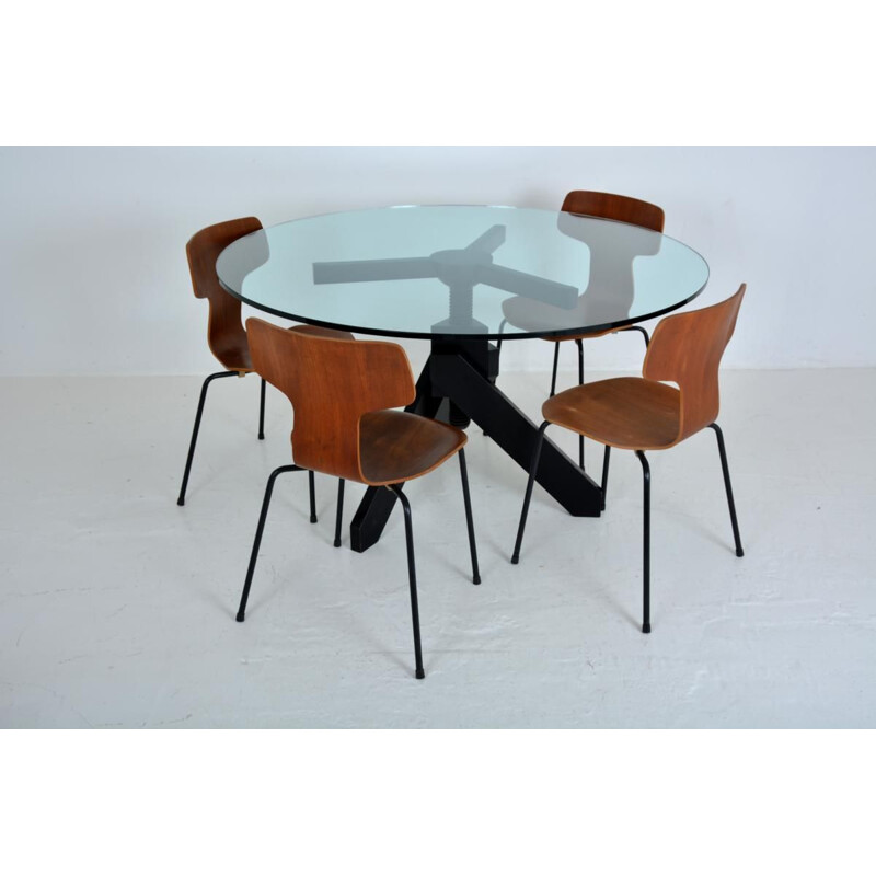 Vintage adjustable table Vidun by Vico Magistretti