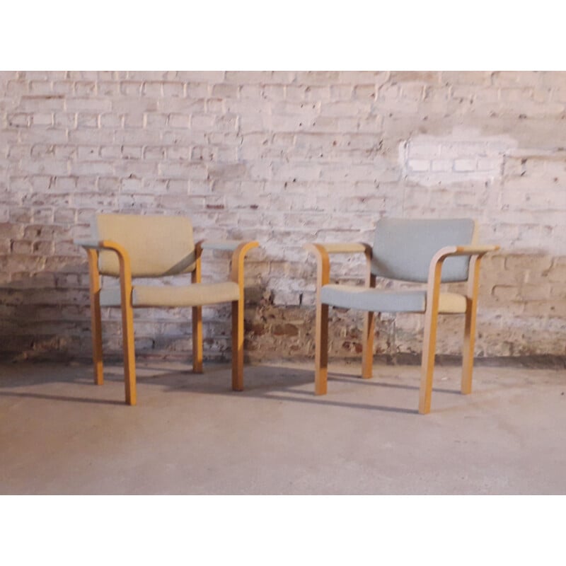 Suite de 2 fauteuils vintage scandinaves