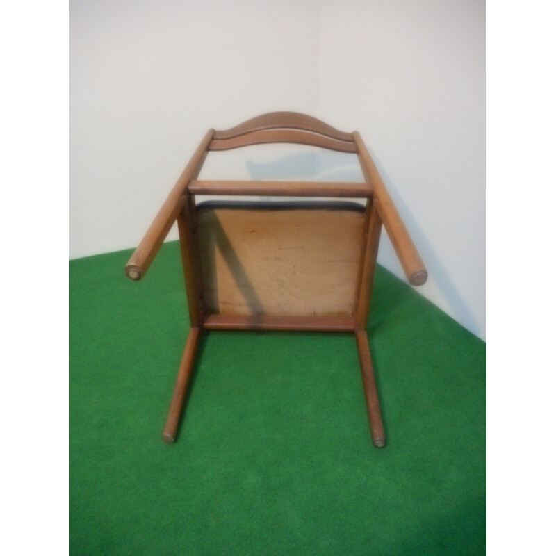 Set of 4 Danish chairs in solid teak 1950s