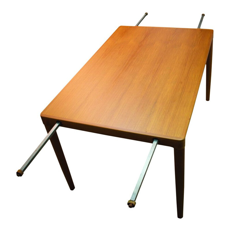 Vintage danish teak table for Vejle Stole Og Møbelfabrik
