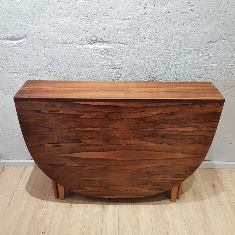 Vintage rosewood table for Kleppes 1960