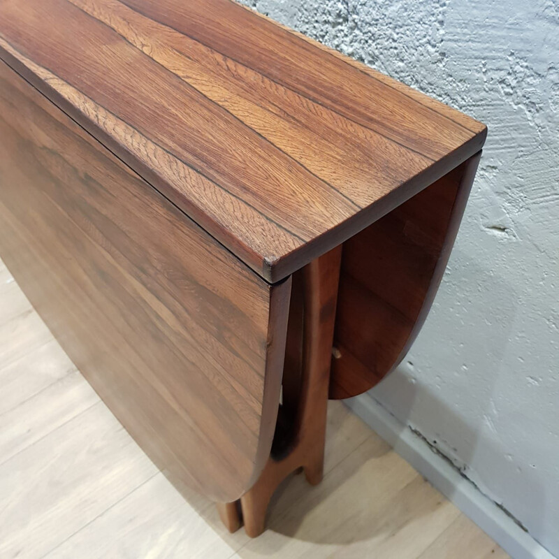 Vintage rosewood table for Kleppes 1960