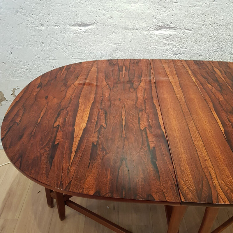 Vintage rosewood table for Kleppes 1960
