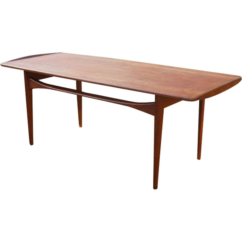 Vintage scandinavian coffee table for Illums Bolighus in teak 1960