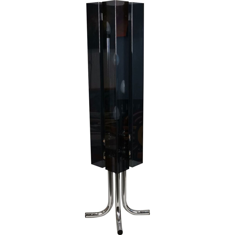 Vintage perspex floor lamp