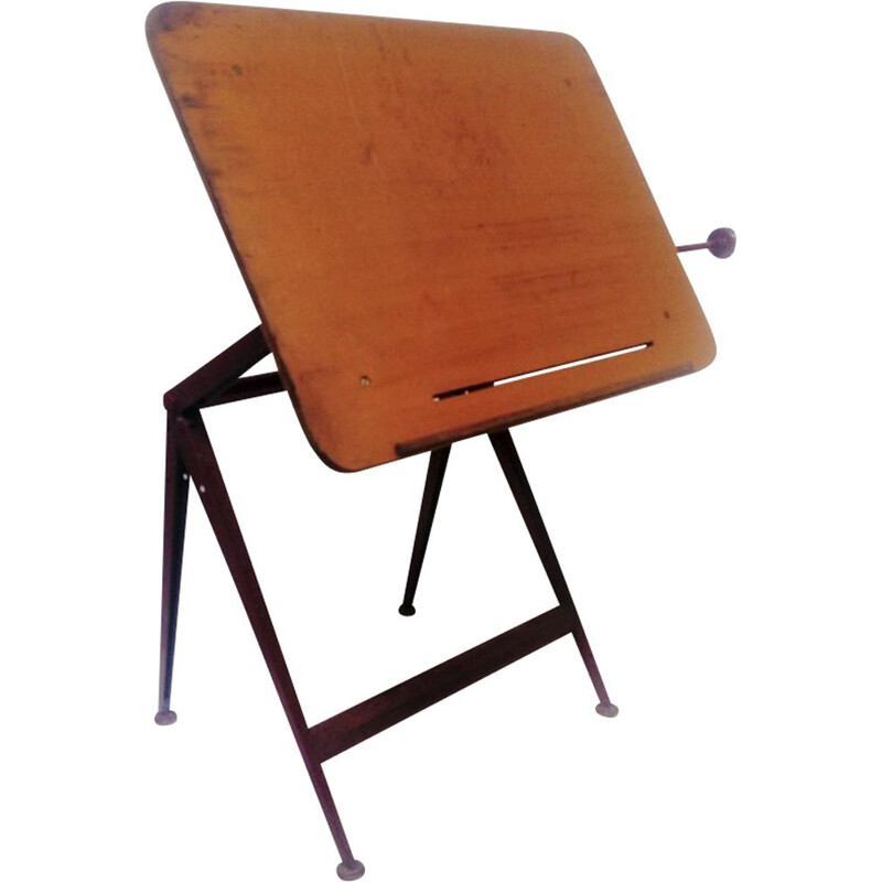 Vintage drafting table by Friso Kramer