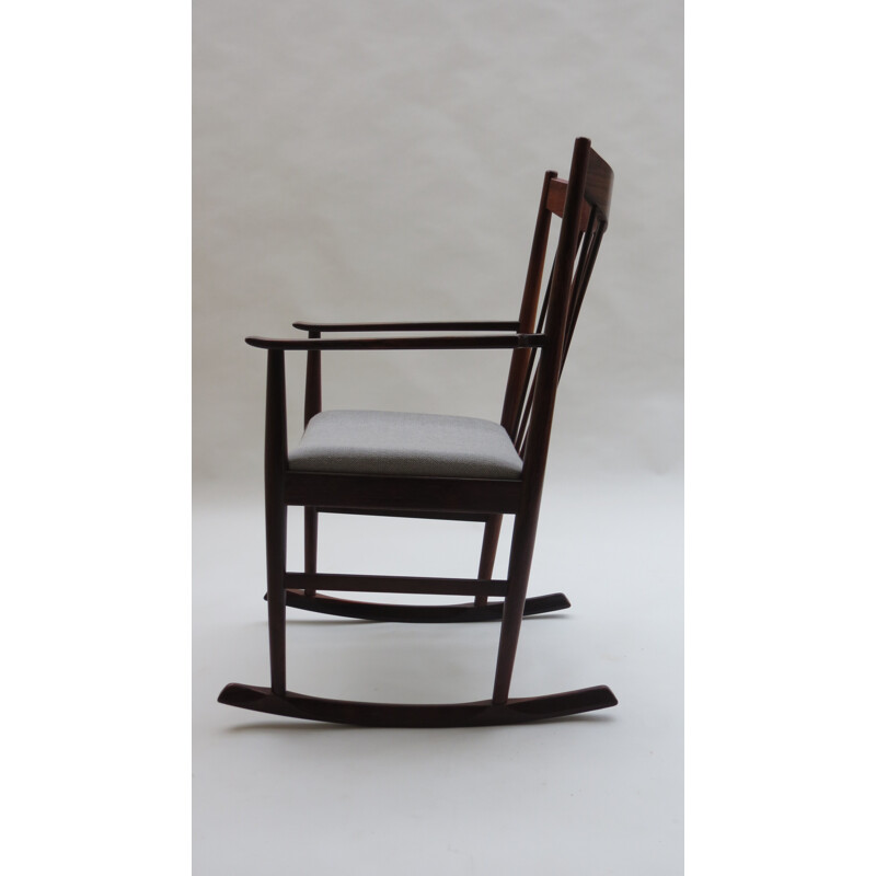 Rocking Chair in rosewood, Arne VODDER - 1960s