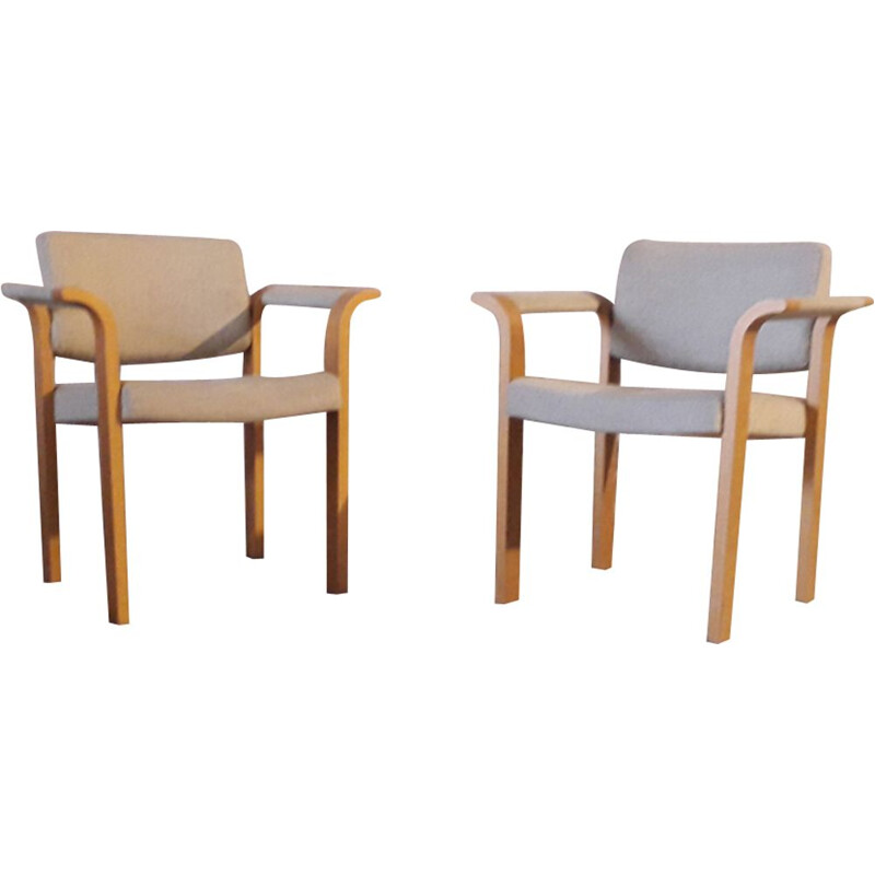 Suite aus 2 skandinavischen Vintage-Sesseln