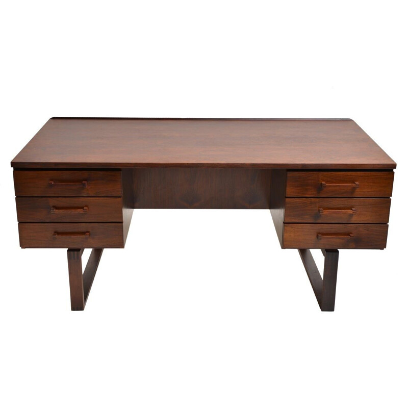 Vintage scandinavian desk for Preben Schou Andersen in rosewood