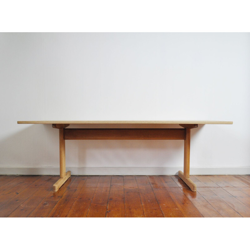 Vintage coffee table model 269 in solid oak for Fredericia 1960