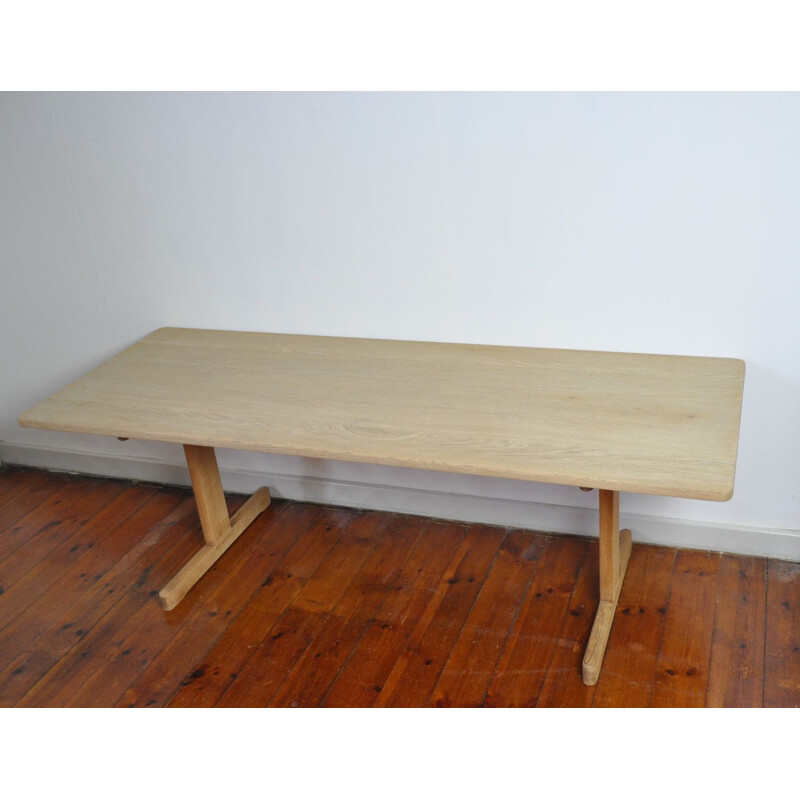 Vintage coffee table model 269 in solid oak for Fredericia 1960