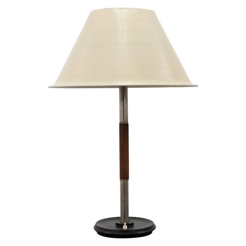 Vintage Giso 5020 table lamp by W.H. Gispen in aluminium
