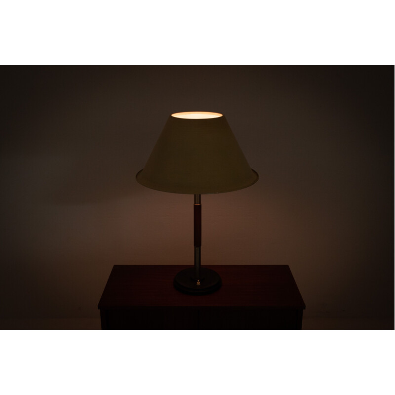 Vintage Giso 5020 table lamp by W.H. Gispen in aluminium