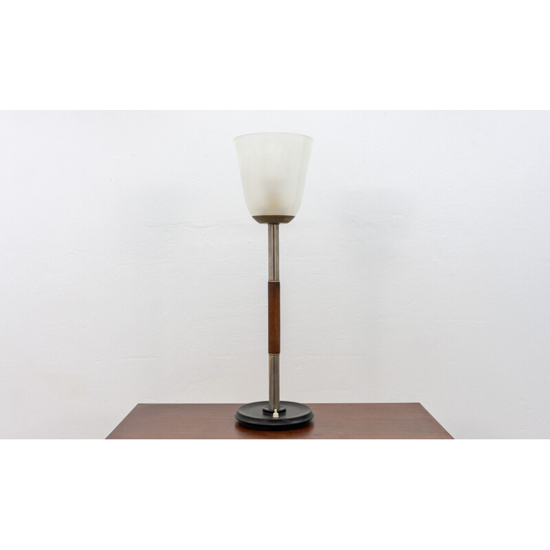 Vintage Giso 5020 table lamp by W.H. Gispen in aluminium