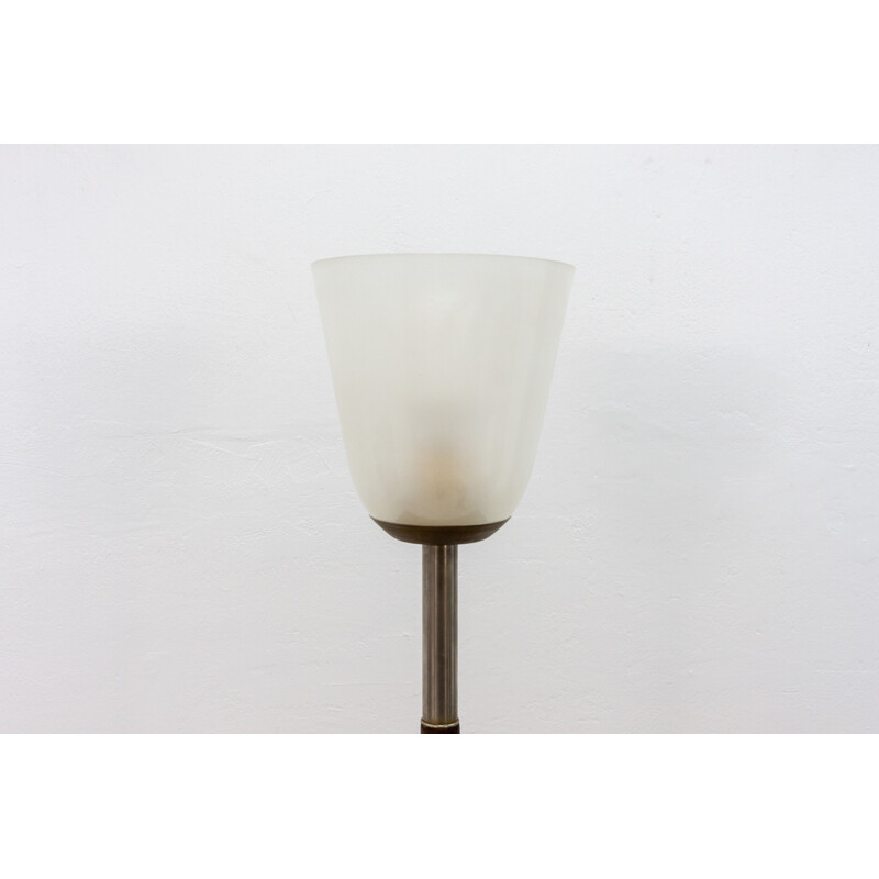 Vintage Giso 5020 table lamp by W.H. Gispen in aluminium