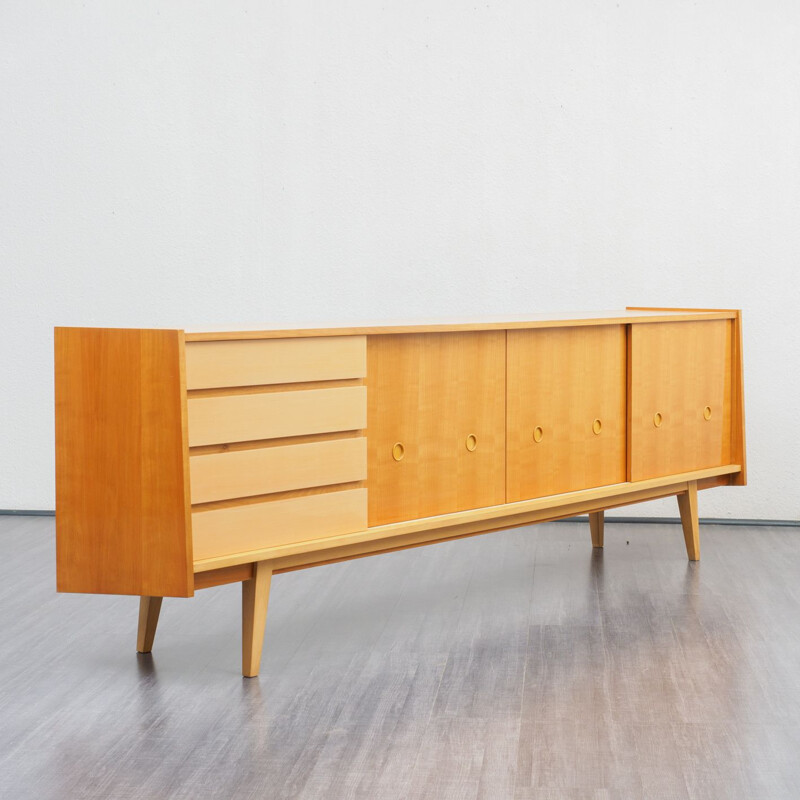 Vintage german sideboard in cherrywood 1950