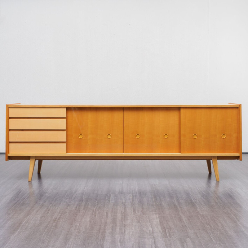 Vintage german sideboard in cherrywood 1950