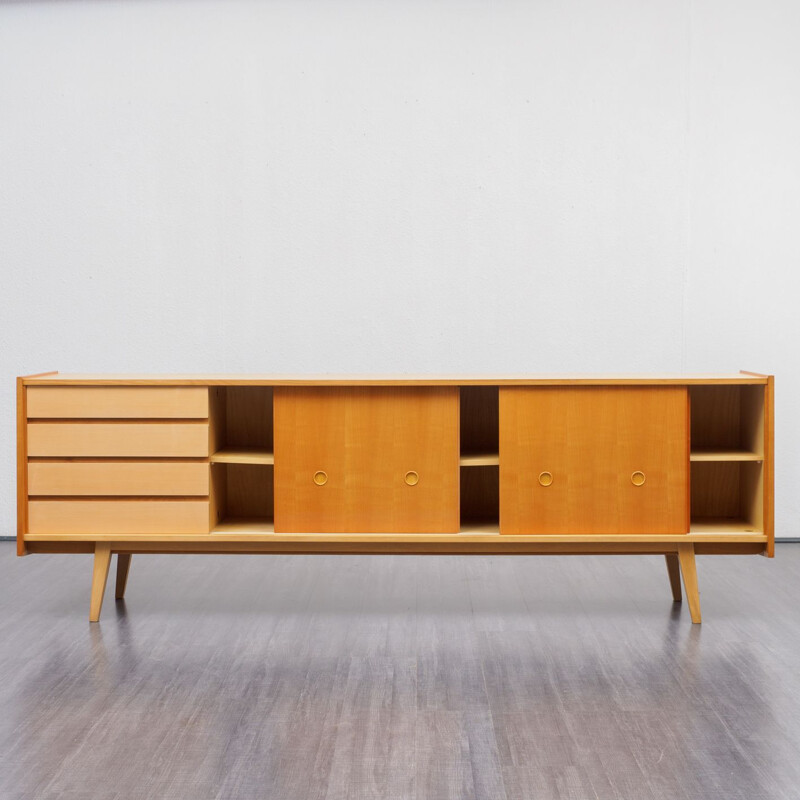 Vintage german sideboard in cherrywood 1950