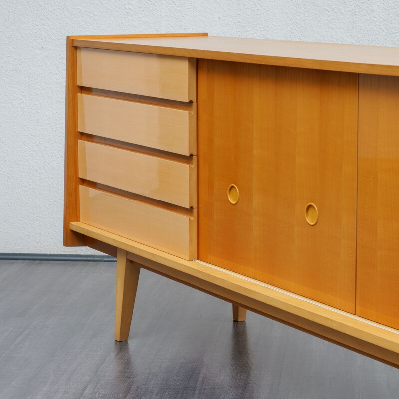 Vintage german sideboard in cherrywood 1950