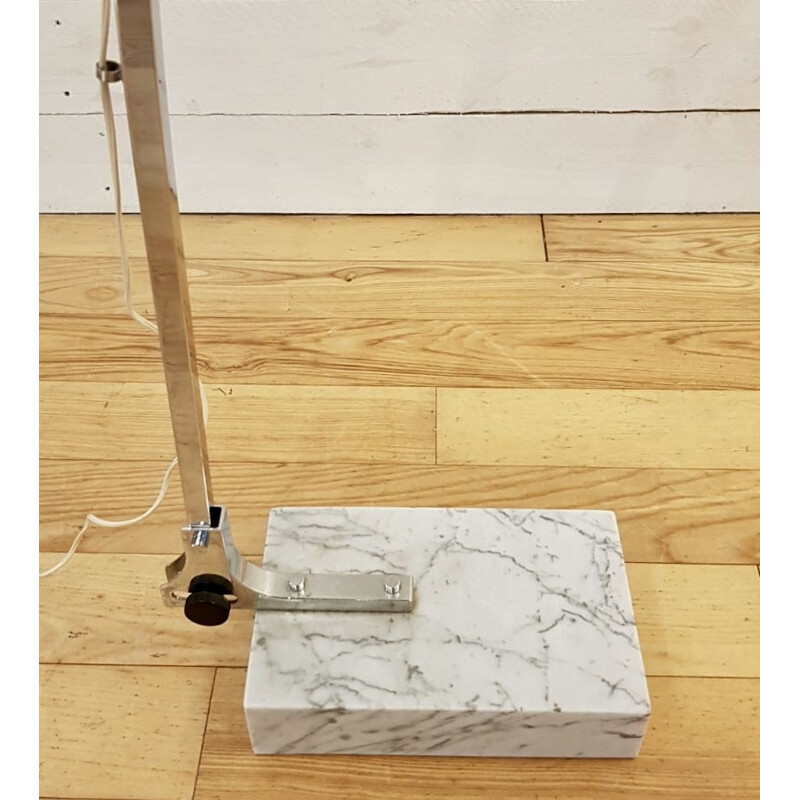 Reggiani Arc floor lamp with base in marble 1970