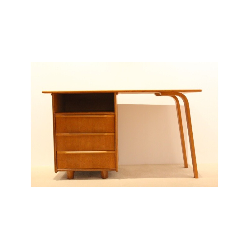 Desk model EE02 in oakwood, Cees BRAAKMAN - 1950s