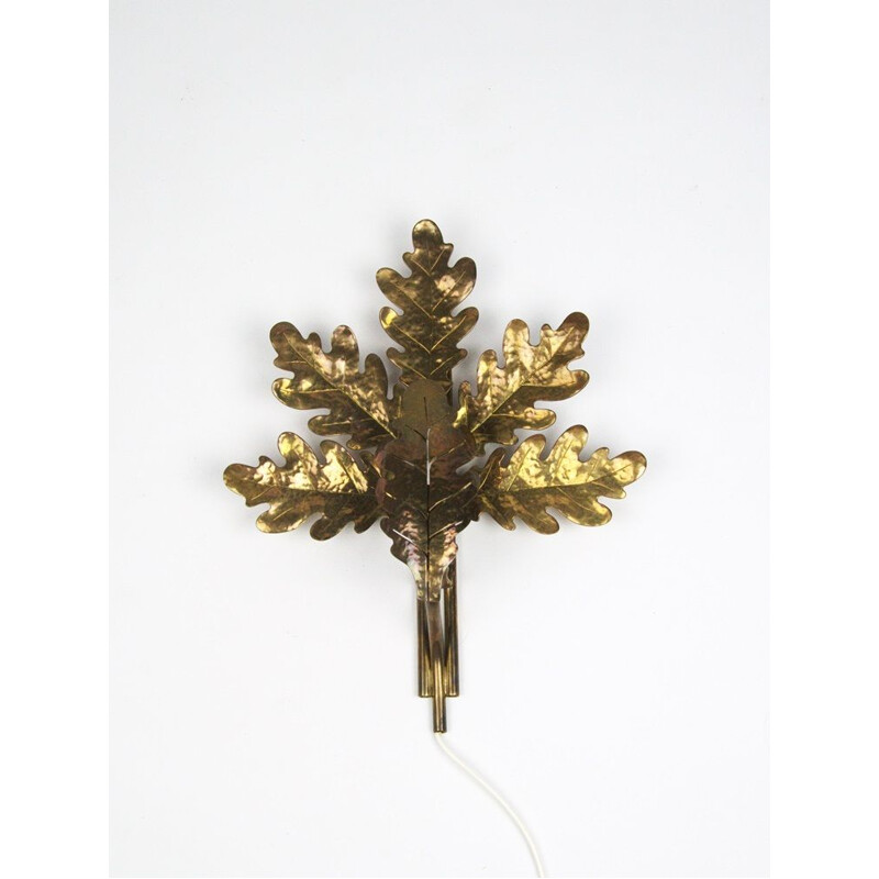 Brass wall lamp, 1950