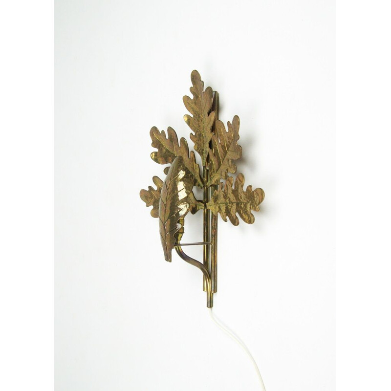 Brass wall lamp, 1950