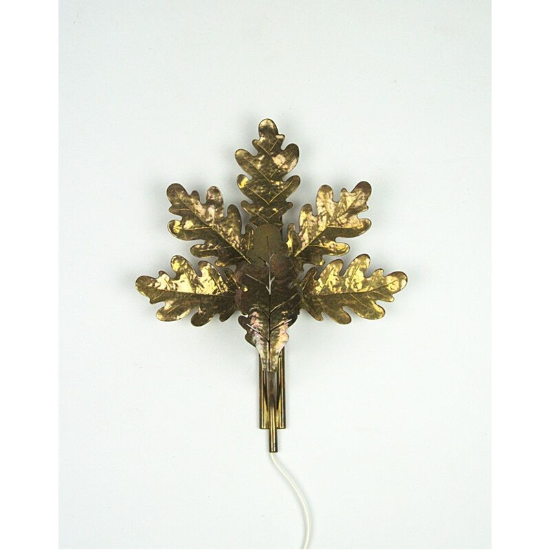 Brass wall lamp, 1950