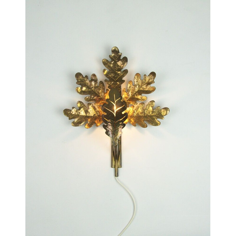 Brass wall lamp, 1950