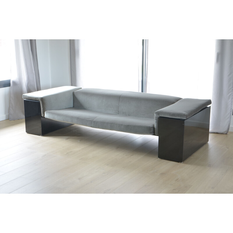 Beautiful grey sofa "Brigadier" Cini Boeri, edition Knoll