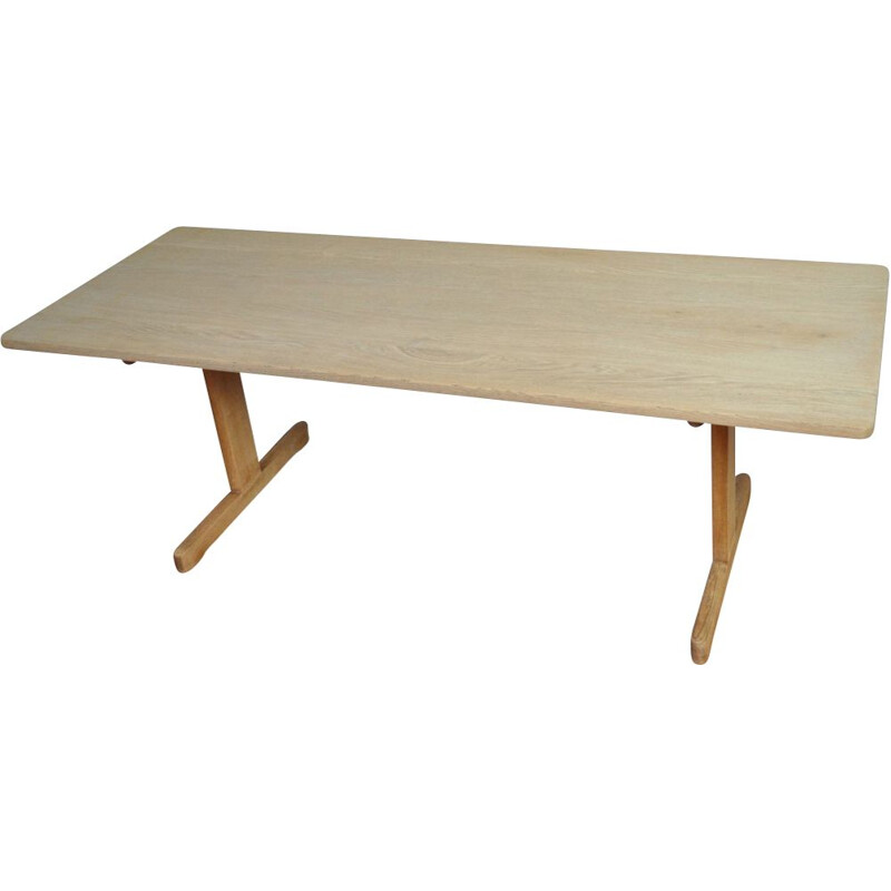 Vintage coffee table model 269 in solid oak for Fredericia 1960