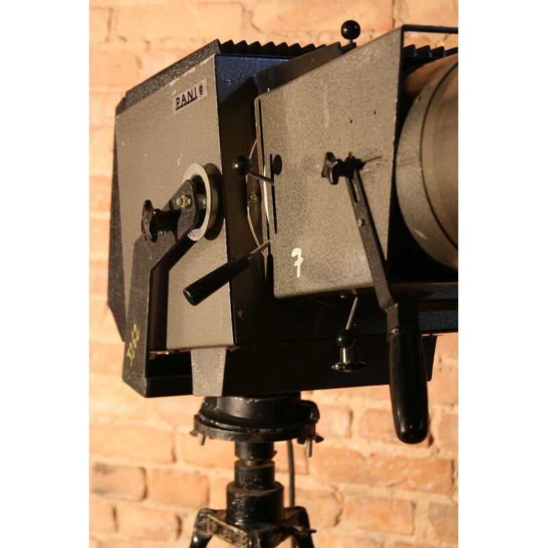 Projector de cinema em aço Vintage de Pani, Áustria 1970