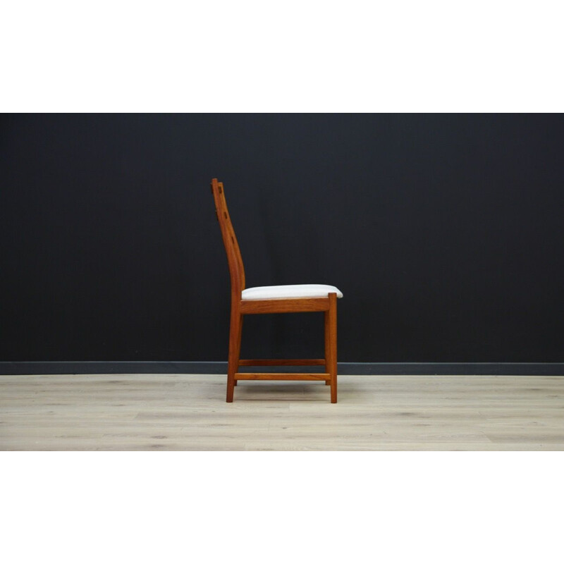 Set of 6 vintage teak scandinavian chairs for Vamo Sønderborg