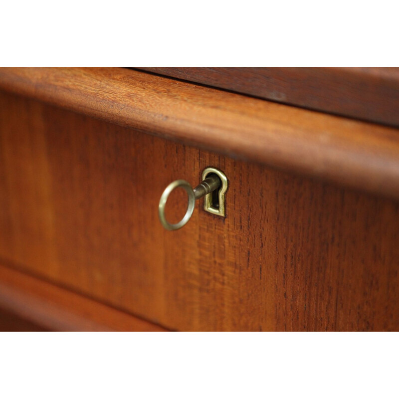 Vintage danish teak chest of drawers 1960