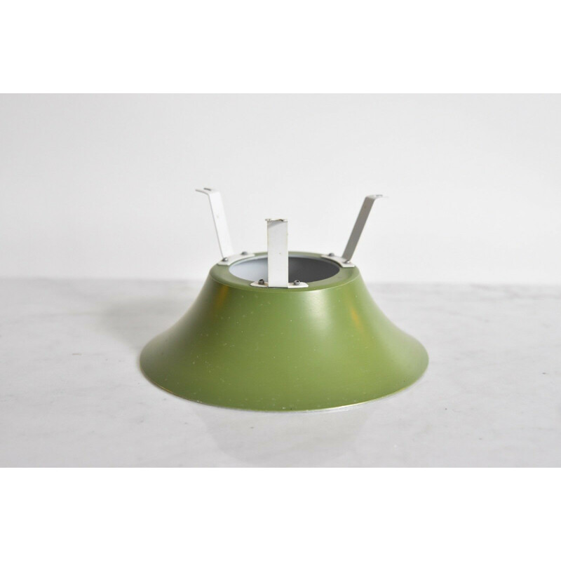 Vintage Radius 1 pendant for Fog & Mørup in green metal