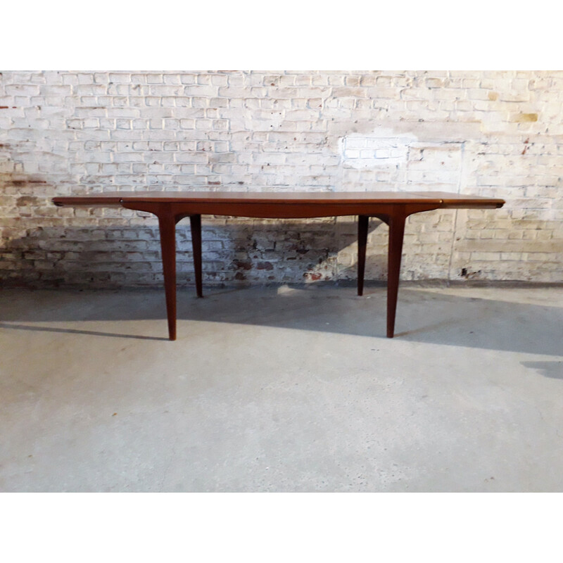 French vintage table for Meubles TV in teak 1960