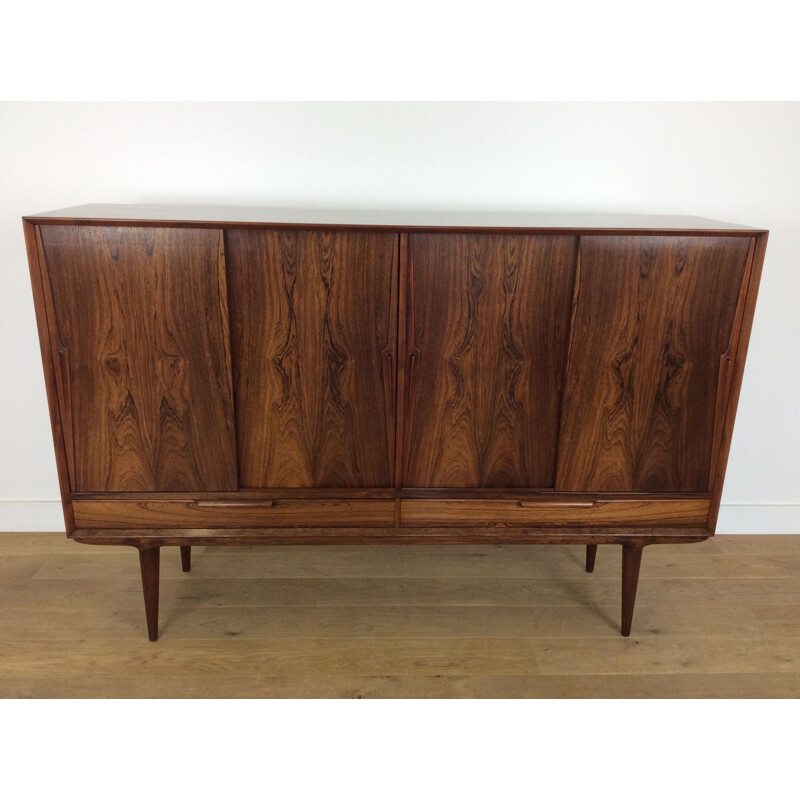 Vintage dutch rosewood cabinet for Sibast 1960