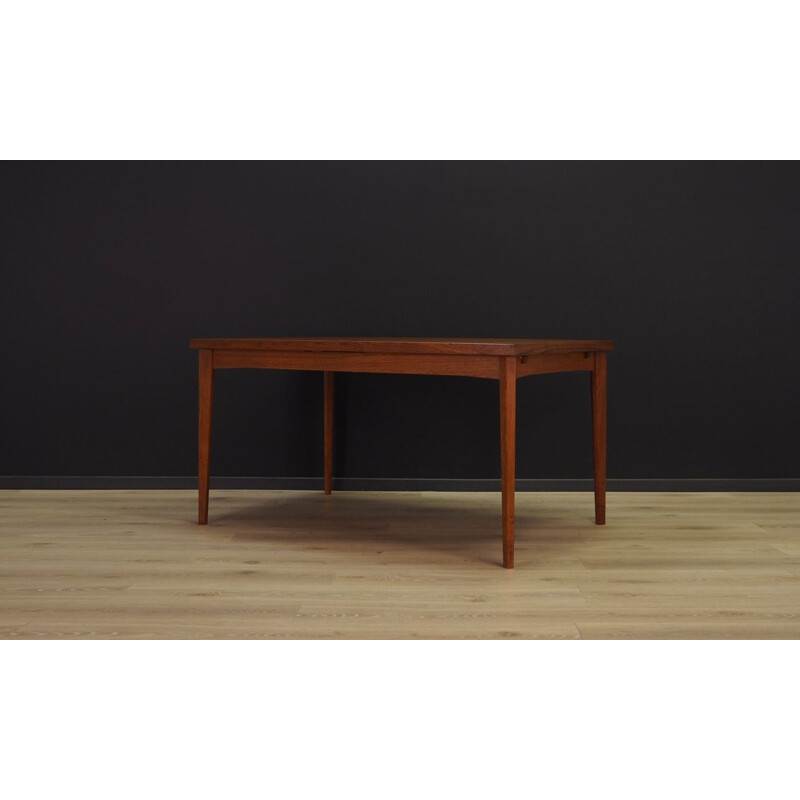 Vintage scandinavian teak table 1970